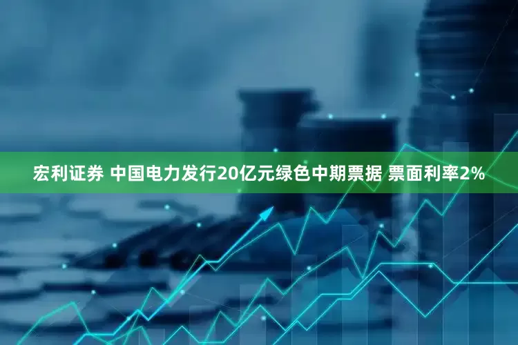 宏利证券 中国电力发行20亿元绿色中期票据 票面利率2%