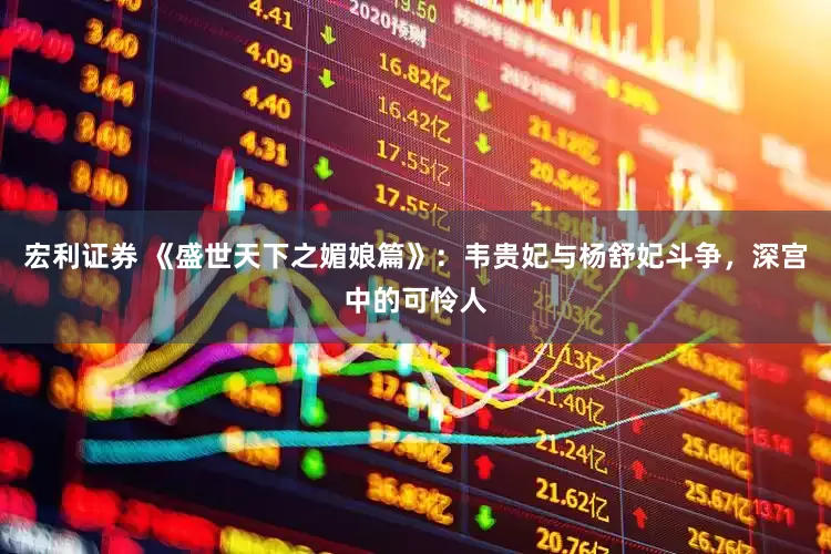 宏利证券 《盛世天下之媚娘篇》：韦贵妃与杨舒妃斗争，深宫中的可怜人