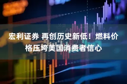 宏利证券 再创历史新低！燃料价格压垮美国消费者信心